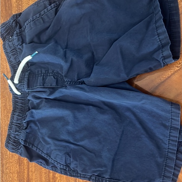 Navy Blue Drawstring Shorts - Picture 2 of 6